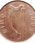 1995 2 Pingin Ireland Coin