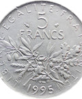 1995 5 Francs France Coin