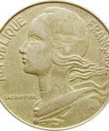 20 Centimes 1979 France Coin Marianne Dolphin Mark
