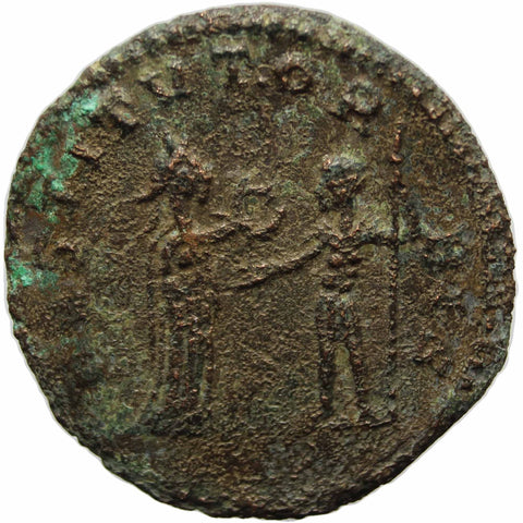 270 - 275 A.D. Roman Empire Aurelian Antoninianus Coin Cyzicus Mint