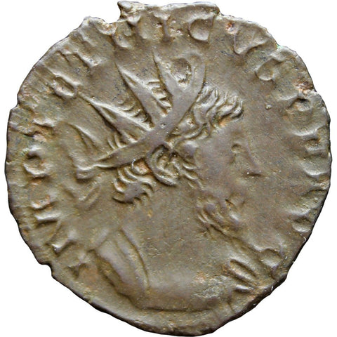 271 – 274 A.D. Gallic Empire Tetricus I Coin Antoninianus Colonia mint Ancient Coins Europe History Old Money Collectible Numismatic