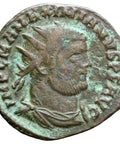 286 - 305 A.D Roman Empire Maximian Æ Antoninianus Coin Cyzicus Mint