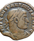 306 - 337 A.D Roman Empire Constantine I Follis Coin Arles Mint