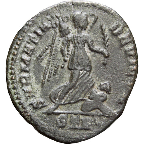 307 - 337 A.D Roman Empire Constantine the Great Bronze AE3 Coin Trier Mint SARMATIA DEVICTA