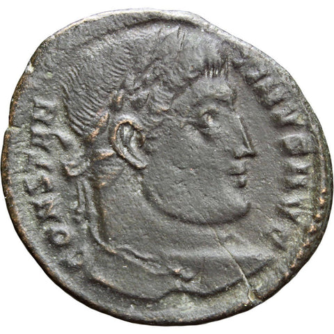 307 - 337 A.D Roman Empire Constantine the Great Bronze AE3 Coin Trier Mint SARMATIA DEVICTA