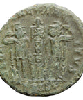 337 - 350 A.D Roman Empire Constans AE3 Coin Siscia Mint
