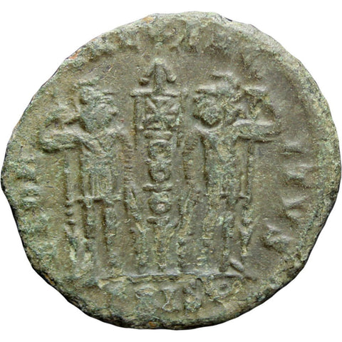 337 - 350 A.D Roman Empire Constans AE3 Coin Siscia Mint