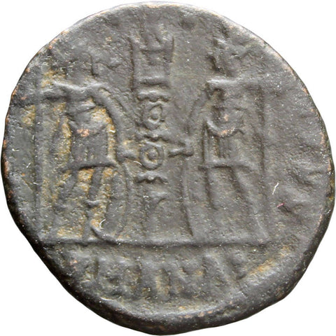 337 - 361 A.D. Roman Empire Constantius II Bronze AE4 Coin Antioch Mint