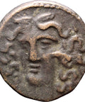 360 - 325 BC. Ancient Greek Thessaly Larissa Æ Dichalkon Coin