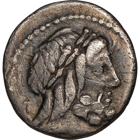 78 BC Roman Republic Coin Volteia Marcus Volteius Denarius Silver