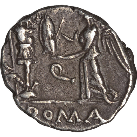 97 BC Roman Republic Coin Quinarius C. Egnatuleius Silver