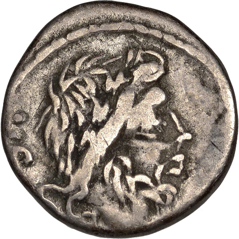 98 BC Roman Republic Coin Quinarius Cloelia Titus Cloelius Silver