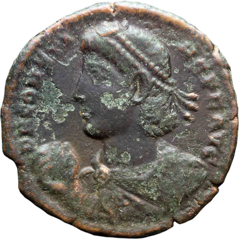 A.D. 348 - 350 Roman Empire Æ Follis Constans Coin Mint Antioch