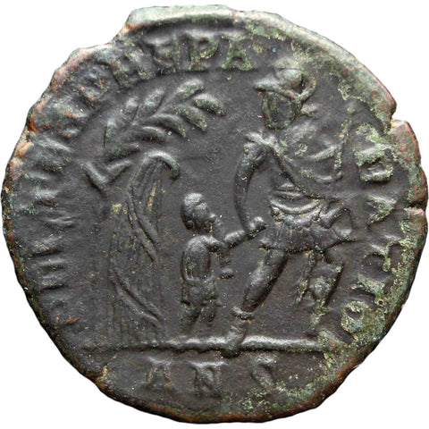 A.D. 348 - 350 Roman Empire Æ Follis Constans Coin Mint Antioch