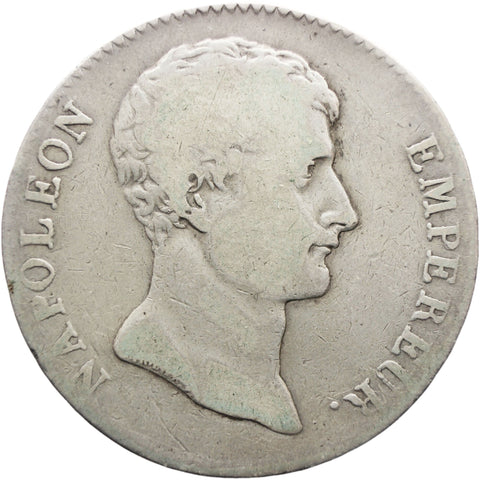 AN 12 5 Francs 1803 Silver Coin France Napoleon Bonaparte Paris Mint