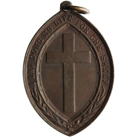 Christian Medallion Jesus Christ Pendant Vintage