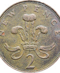 Coin United Kingdom 2 New Pence 1971 Elizabeth II 2nd portrait Europe Coins