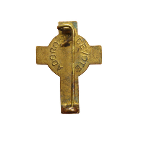 Cross Pin Vintage Religion