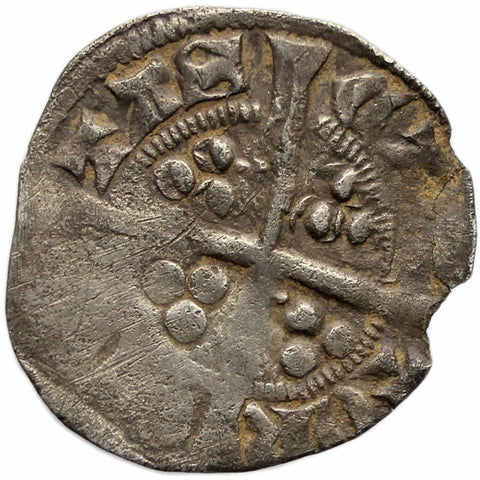 England 1279 - 1307 Edward I Penny Coin Silver Canterbury Mint