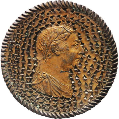 Folk Art George III One Penny Coin 1806