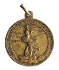 France Antique Medallion Religion Christian Medal Michael Pugnavit Cum Dracone Et Fecit Victoriam