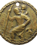 Germany Heidelberg Vintage St Christopher Pendant