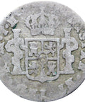 Half Real 1809 TH Mexico Ferdinand VII Coin