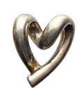 Heart Pendant Vintage Sterling Silver