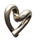Heart Pendant Vintage Sterling Silver