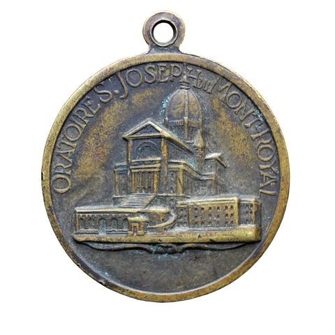 Vintage Canada Saint Joseph's Oratory of Mount Royal Religious Medallion