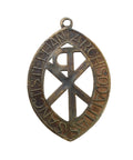 1904’s Guild Medal Antique Religion Medallion Guild for Altar Servers Archconfraternity Guild of St. Stephen Pendant