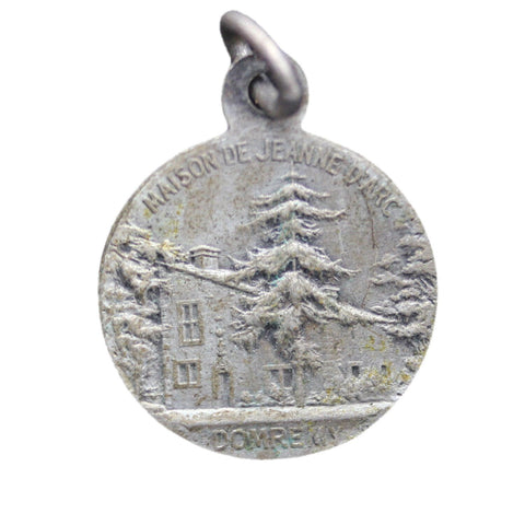1920 Antique Saint Joan of Arc Religious Medallion