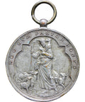 1887’s Antique Religious Medal Italy Stefano Johnson Medallion
