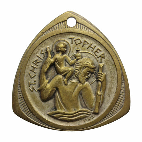 Vintage Medallion St Christopher