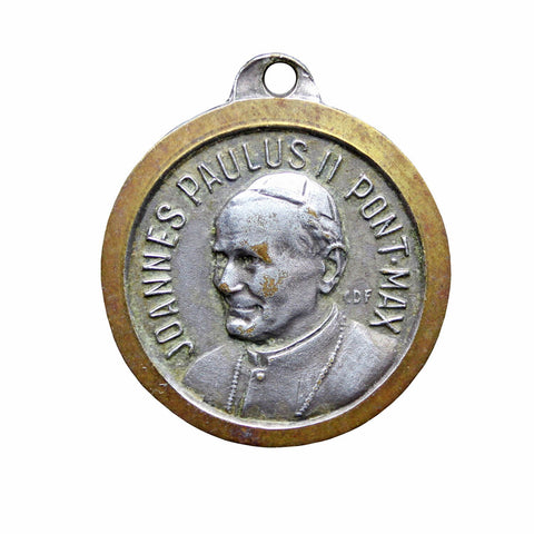 1980' Pope John Paul II Religious Catholic Medal