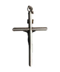 Large Cross Pendant Vintage Silver