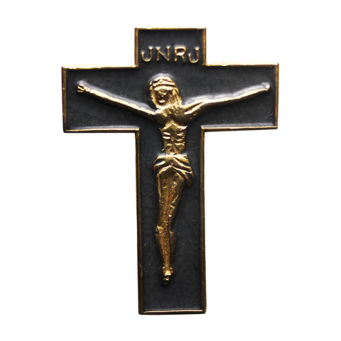 Cross Pin Badge Christian Vintage