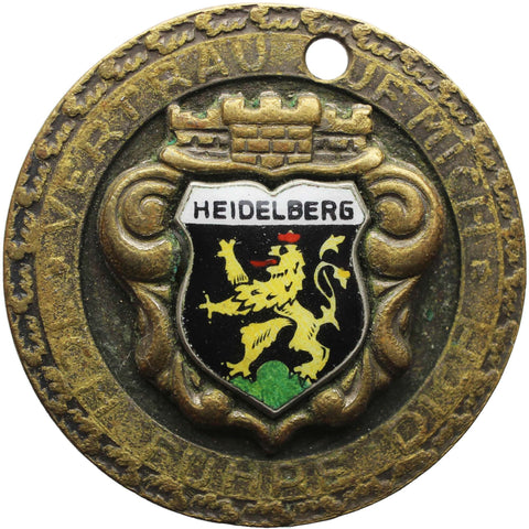 Germany Heidelberg Vintage St Christopher Pendant