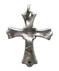 1900 Antique Crucifix Cross Pendant Sterling Silver Victorian Era