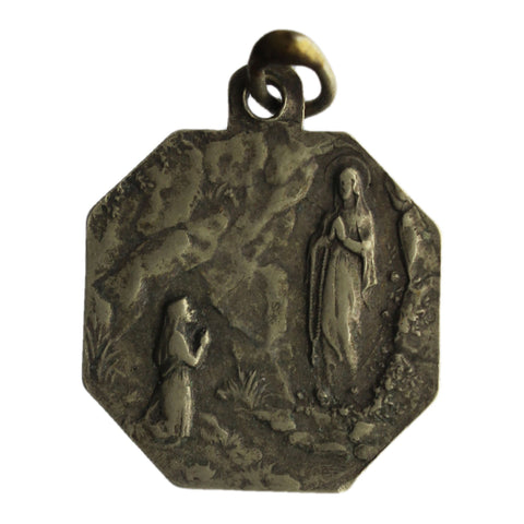 Sain Mary Vintage Pendant Religious Medallion