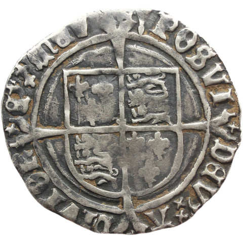England 1526 - 44 Henry VIII Groat Coin 2nd coinage Hammered Silver Mintmark Lis