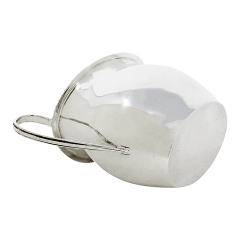 1910 Antique Edwardian Era Sterling Silver Sugar Bowl Silversmiths Alfred Marston Birmingham Hallmarks