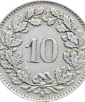 1944 10 Rappen Switzerland Coin