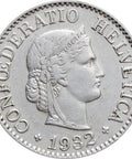 1932 10 Rappen Switzerland Coin