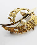 Vintage Gold Rolled Brooch