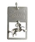 1978 Vintage Silver Aries Zodiac Signs Pendant