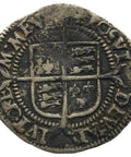 1560 - 1561 Half Groat Elizabeth I 2nd issue Cross Crosslet Hammered Silver Coin
