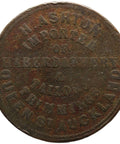 1863 1 Penny Ashton, H.  Auckland New Zealand Trade Token