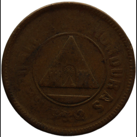 1913 2 Centavos Honduras Coin Mule