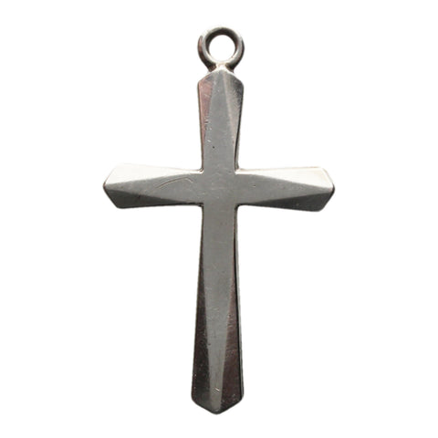 Religion Crucifix Pendant Cross Vintage Sterling Silver